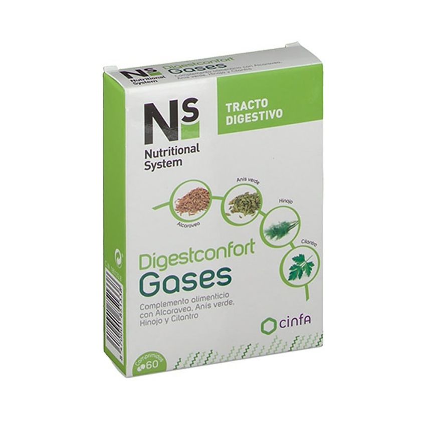 Ns Confortdigestif Anti-Gaz 60 Comprimés