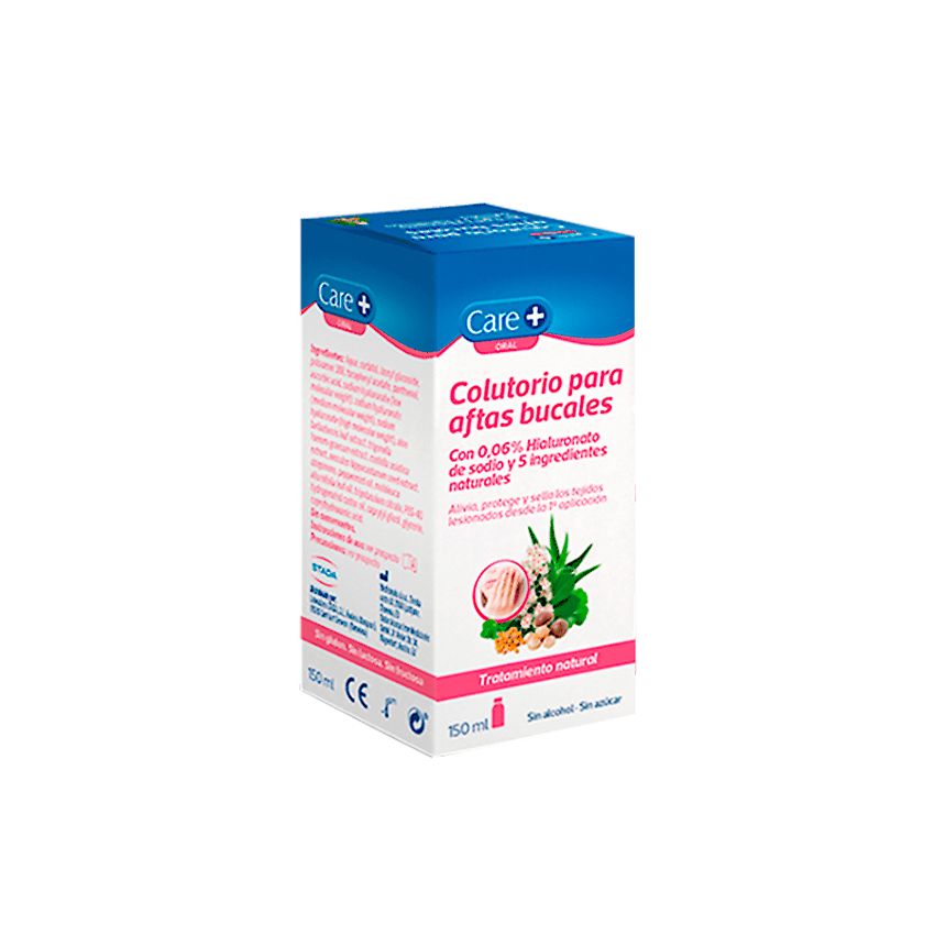 Care+ Bain De Bouche Pour Les Ulcères Aphteux De La Bouche 150Ml