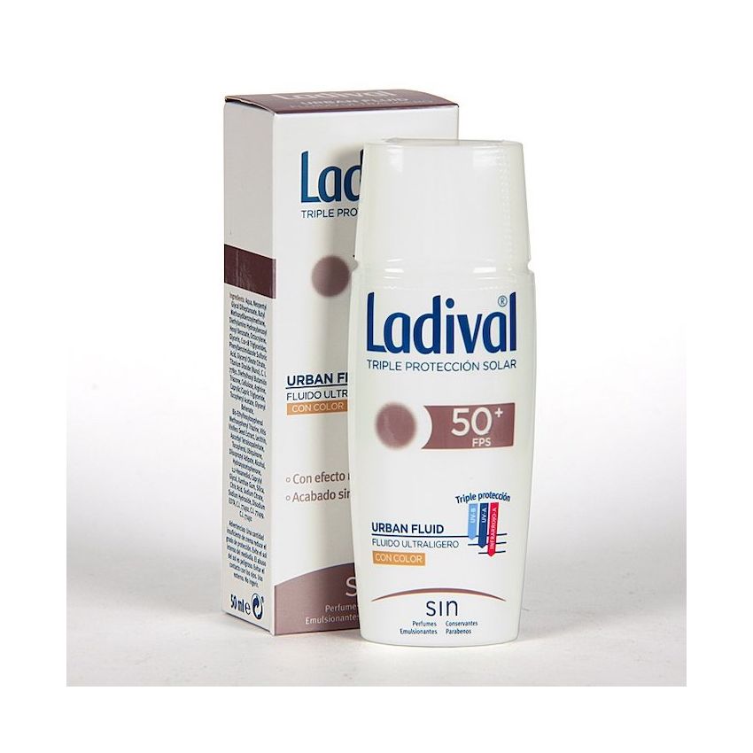 Ladival Urban Fluide Couleur Spf50+ 50Ml
