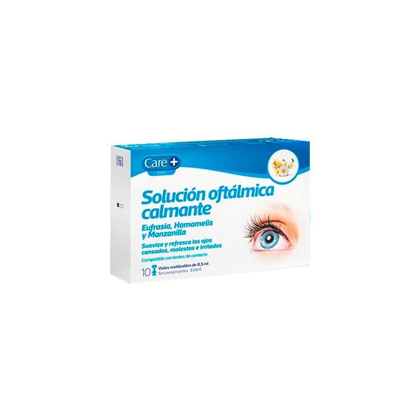 Care+ Solución Oftalmológica Calmante 10 Viales De 0,5Ml