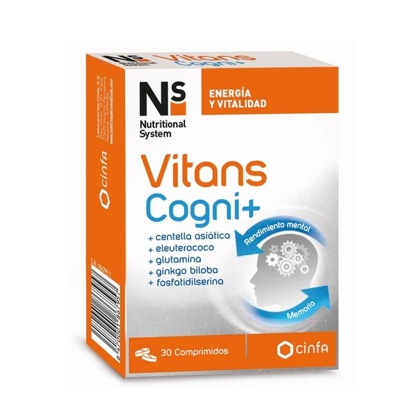 Ns Vitans Cogni+ 30 Comprimés