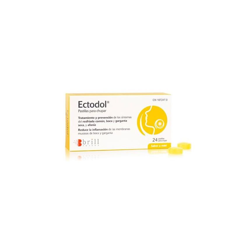 Brill Pharma Ectodol Pastillas Para Chupar Sabor Miel 24 Unidades
