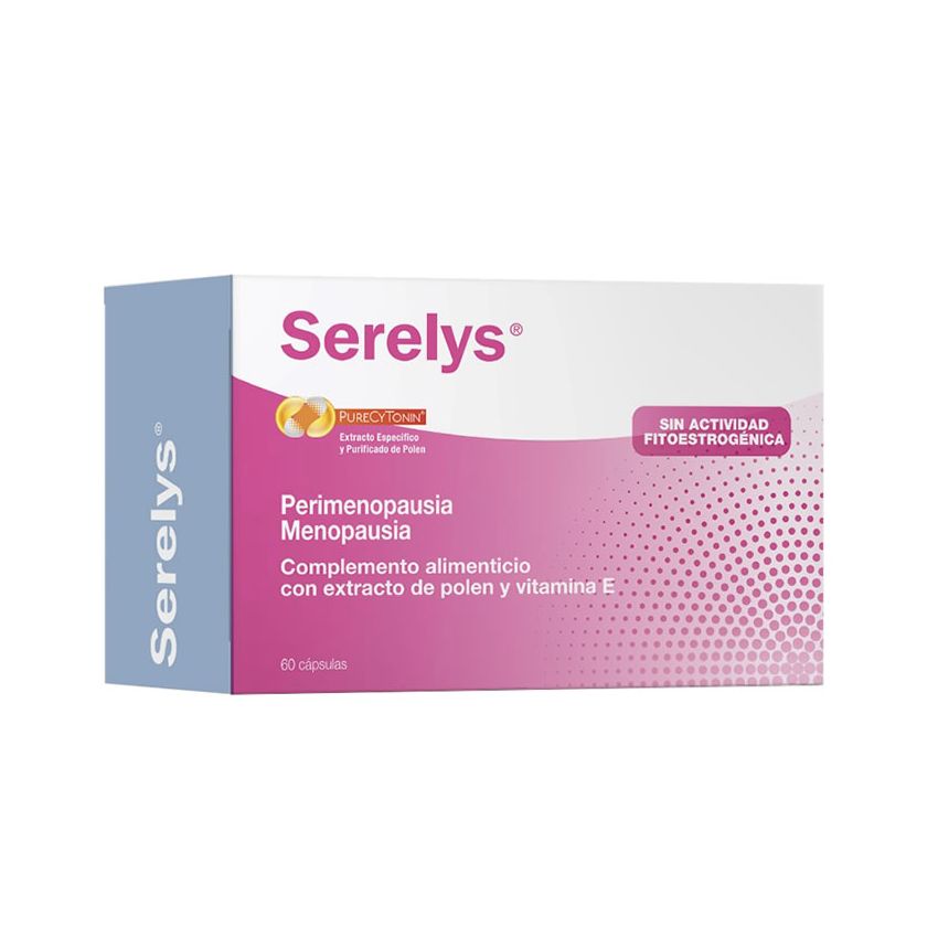 Serelys Perimenopausia Menopause Food Supplement 60 Capsules