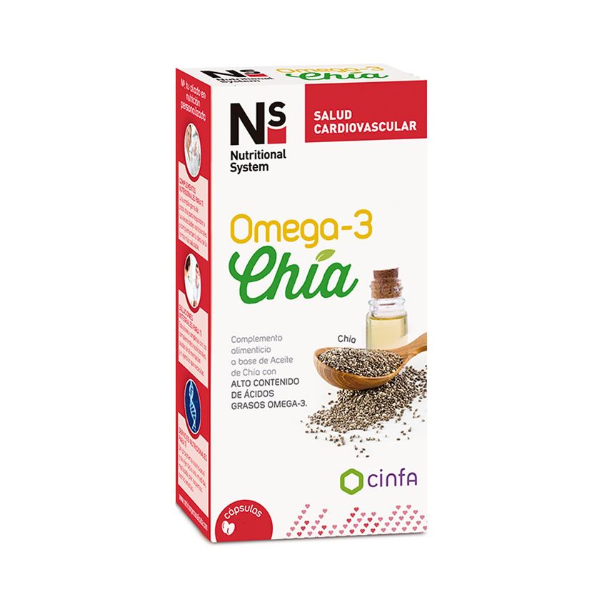 Ns Cardioprotecteur Oméga-3 Chia 120 Capsules