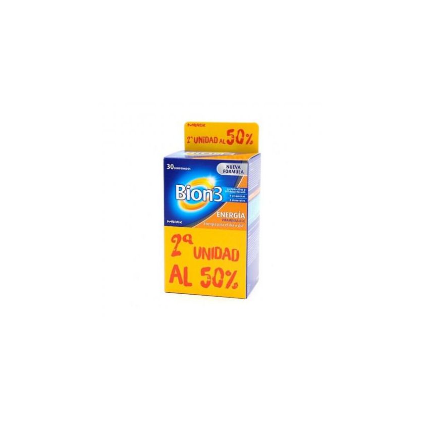 Pack Bion 3 Senior Suplemento Vitaminico 30 Comprimidos X 2 Unidades Merck