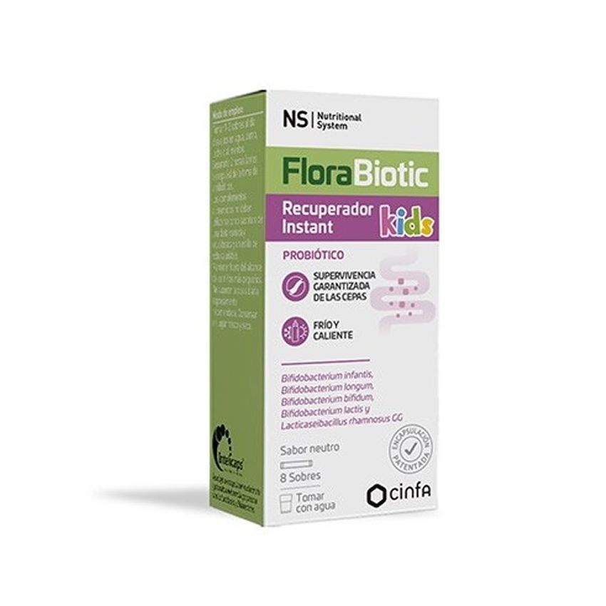 Ns Florabiotique Récupération Instantanée Kids 8 Sachets