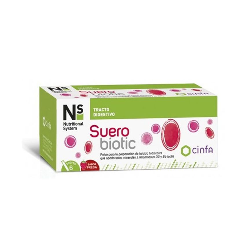 Ns Florabiotique Sueropro+ 6 Sachets Fraise