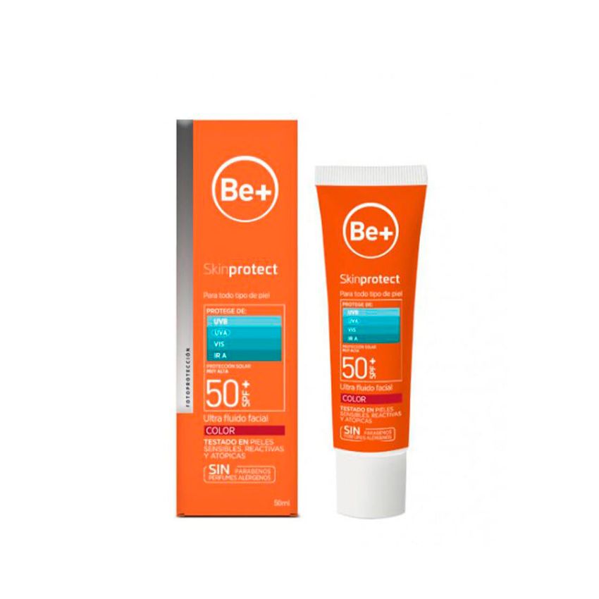 Be+ Skin Protect Colorant Pour Le Visage Spf50+ 50Ml