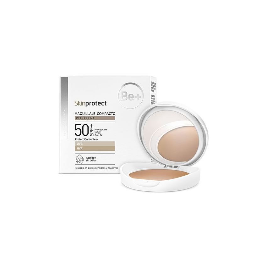Be+ Skin Protect Maquillage Compact Peaux Foncées Spf50
