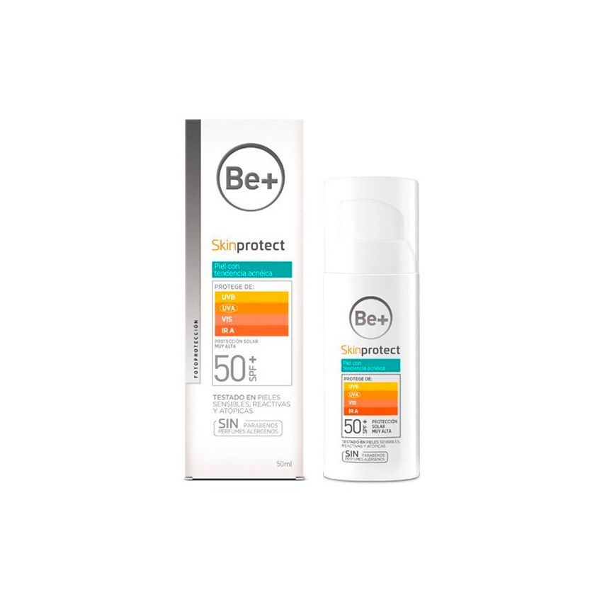 Be+ Skinprotect Peau Acnéique Spf50 50Ml