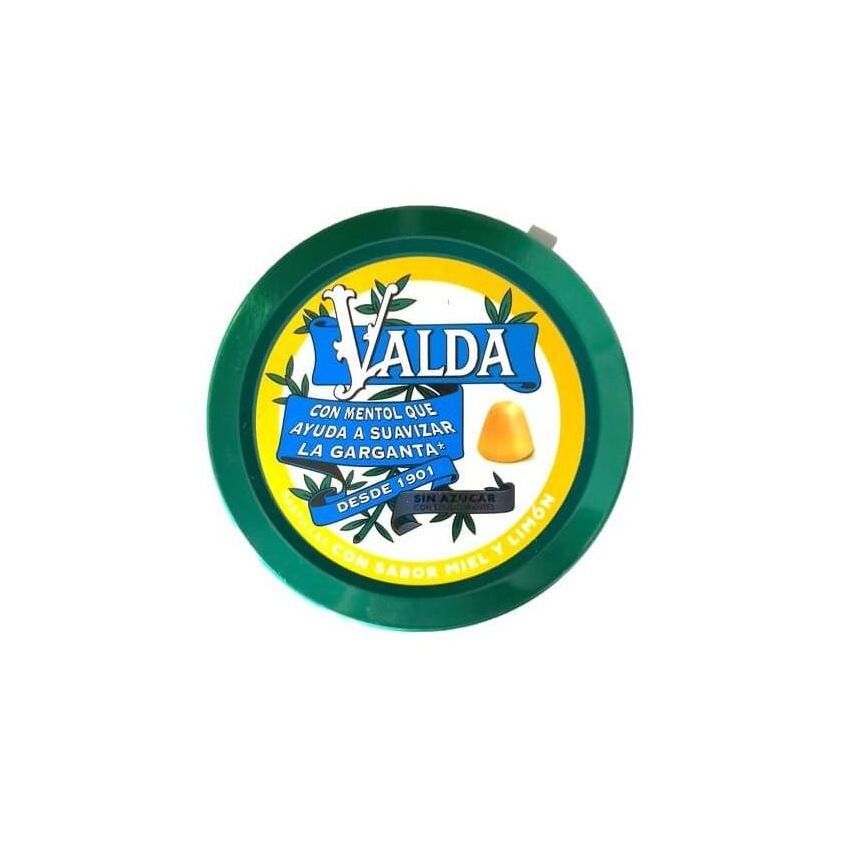 Bonbons Valda Sans Sucre Au Miel Et Au Citron 160G