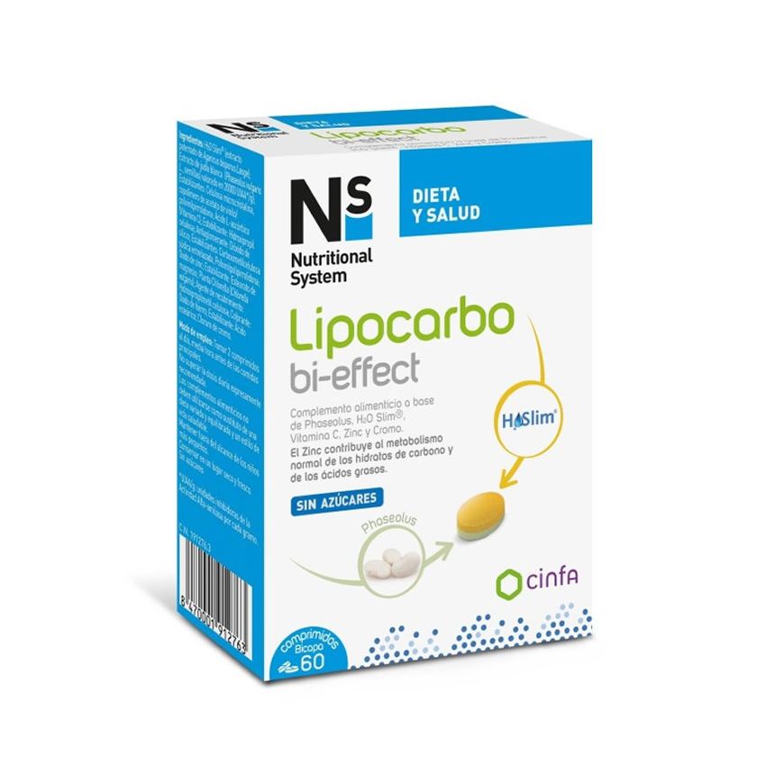 Ns Lipocarbo Bi-Effet 60 Comprimés