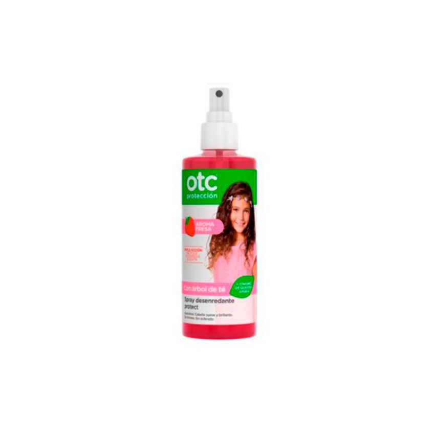 Otc Anti Head Lice Protect Strawberry Scented Detangling Spray 250 Ml