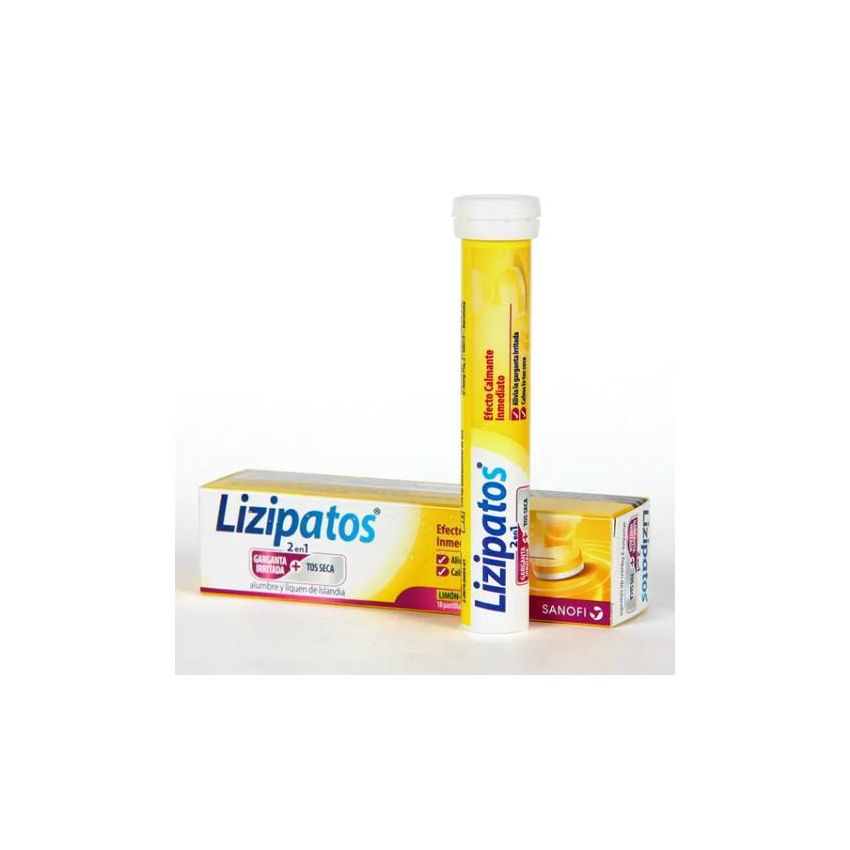 Sanofi Lizipatos Alumbre Y Liquen De Islandia 18 Pastillas