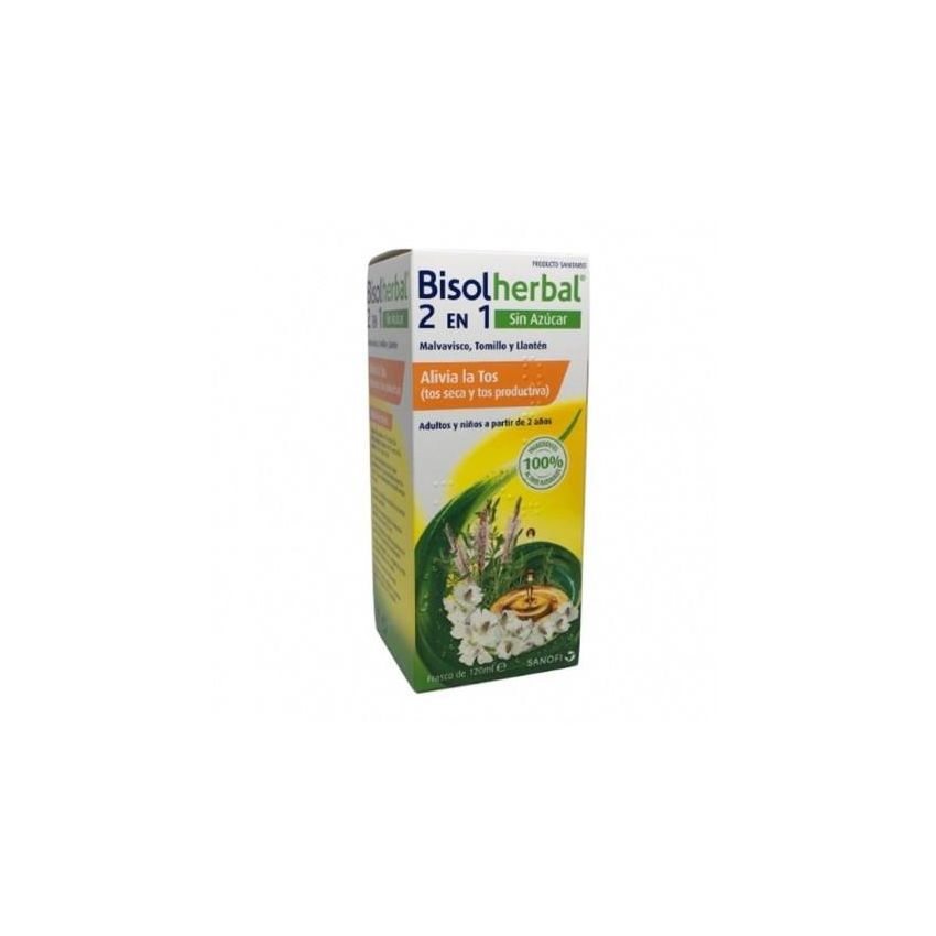 Sanofi Bisolherbal 2En1 Sin Azúcar Tos Seca Y Productiva 120Ml