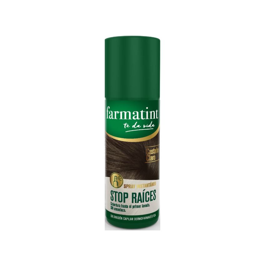 Farmatint Spray Stop Racines Châtain Clair 75Ml