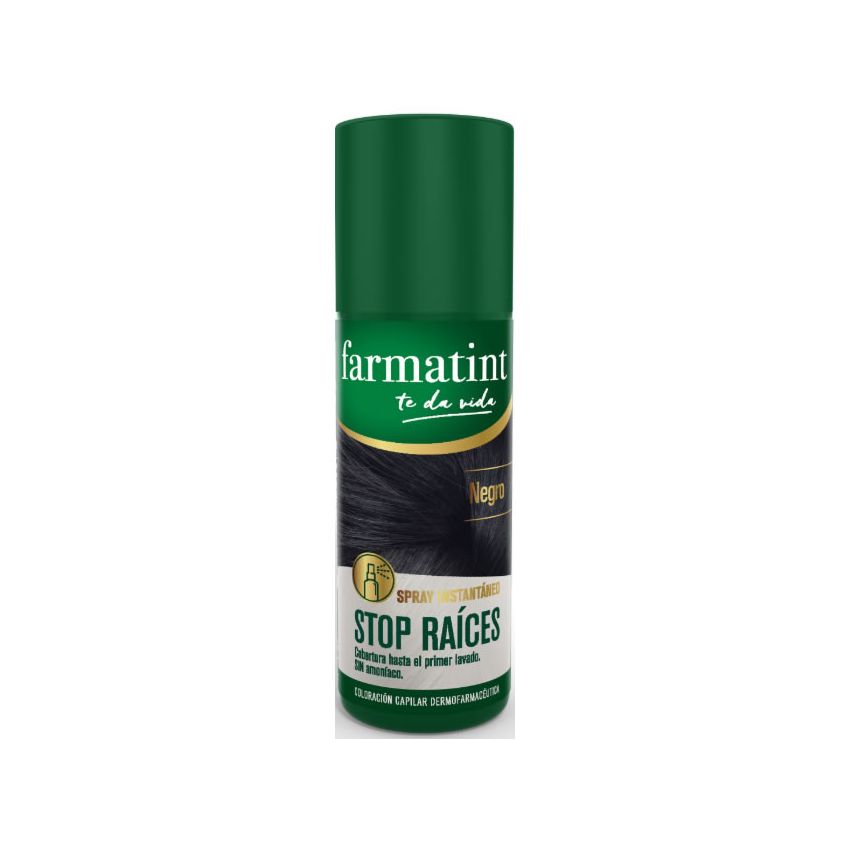 Farmatint Spray Stop Racines Noir 75Ml