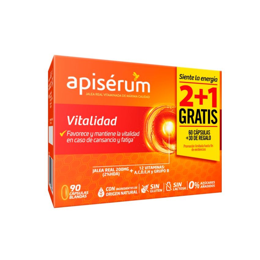 Apiserum Vitaminate 3 X 30 Capsules