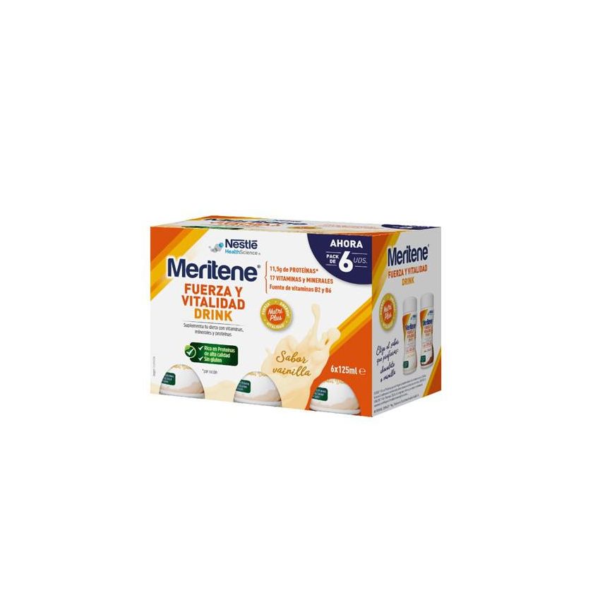 Meritene Bouteille De Boisson 6X 125Ml