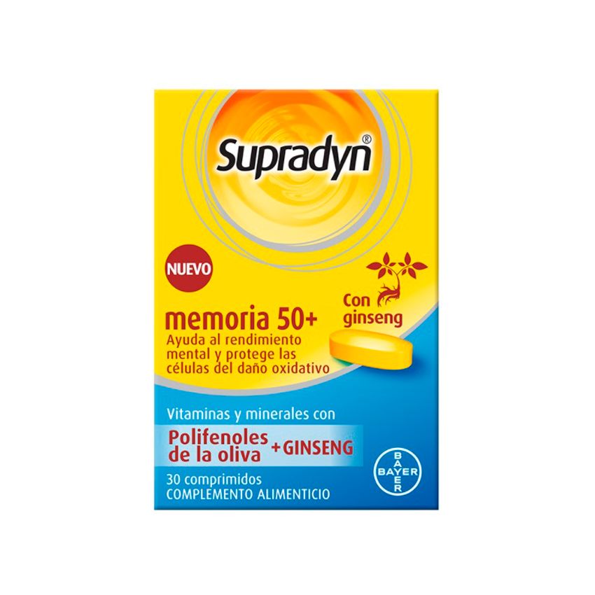 Supradyn Memory 50+ 30 Tablets