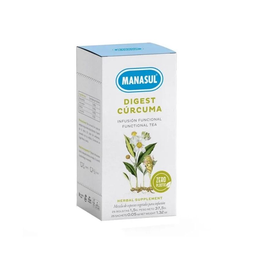 Manasul Digest Curcuma 25 Sachets 37,5G