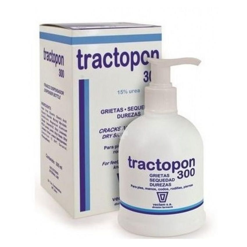 Vectem Tractopon Crème 15 Urée Flacon Pompe 300Ml