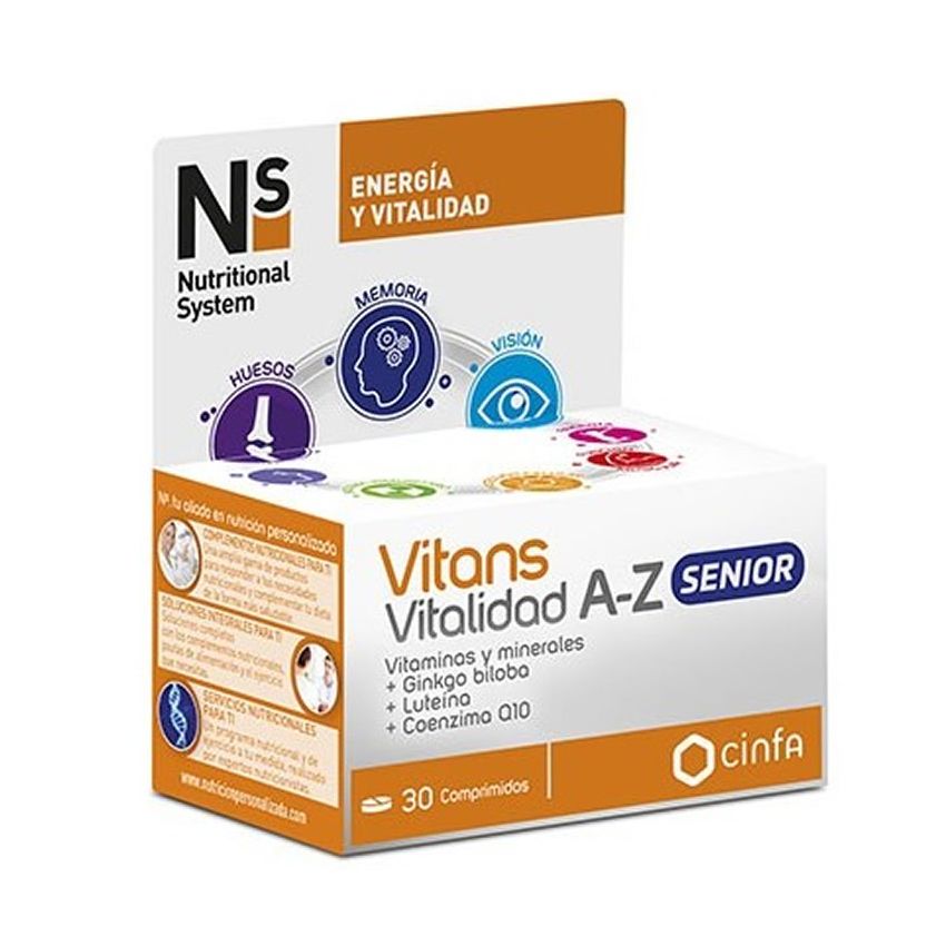 Ns Vitans Vitalité A-Z Senior 30 Comprimés