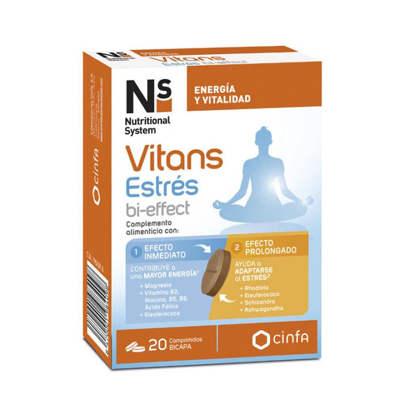 Ns Vitans Stress Bi-Effet 20 Comprimés