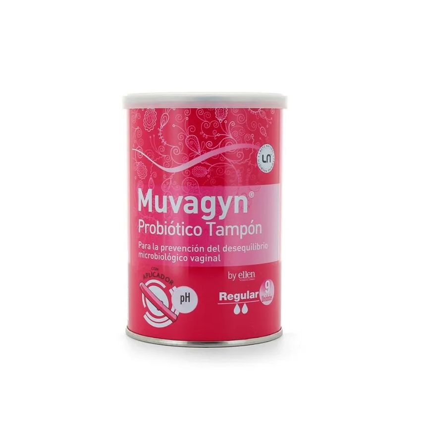 Muvagyn Tampon Probiotique Régulier C/A 9U