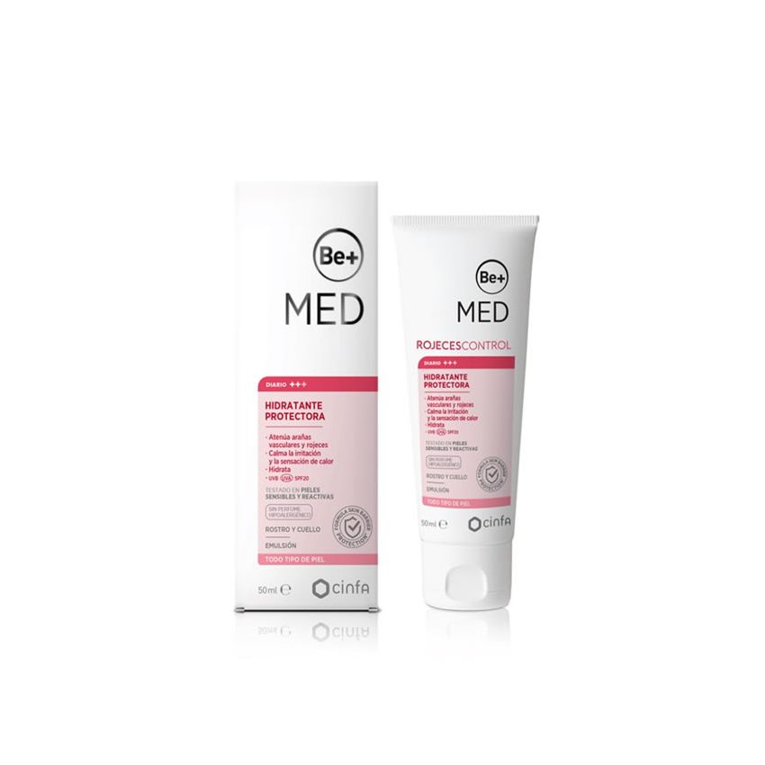 Be+Med Hydratation Contrôle Rougeurs Spf20 50 Ml