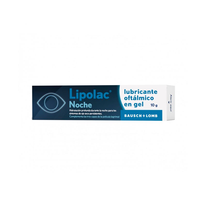 Bausch+ Lomb Lipolac Gel Lubrifiant De Nuit Pour Les Yeux 10G