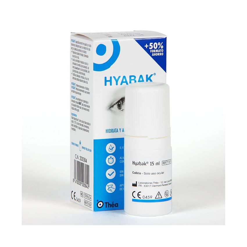 Hyabak Lubrifiant Pour Les Yeux 15Ml
