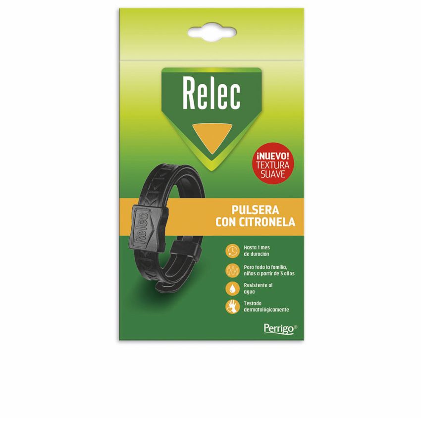 Bracelet Anti-Moustique Noir Relec Family - 1 U