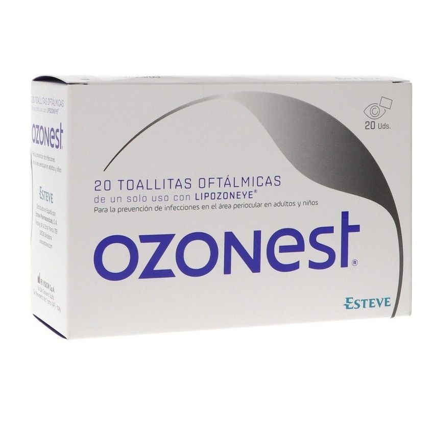 Esteve Ozonest Lingettes Ophtalmiques 20 Unités
