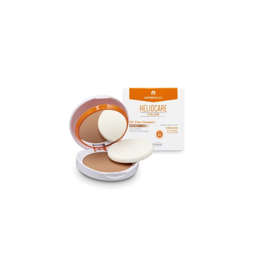 Heliocare Color Oil Free Compact Make Up Spf50 Brown 10G