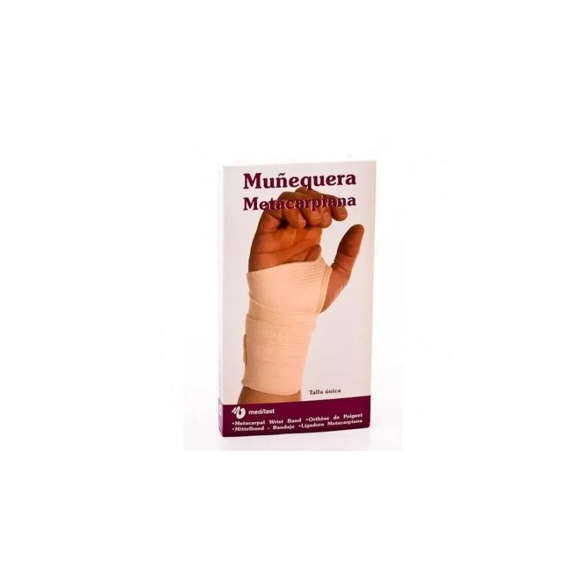 Muñequera Medilast Metacarpiana Beige