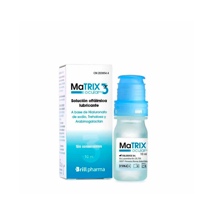 Matrix Ocular 3 Gouttes Ophtalmiques 10Ml