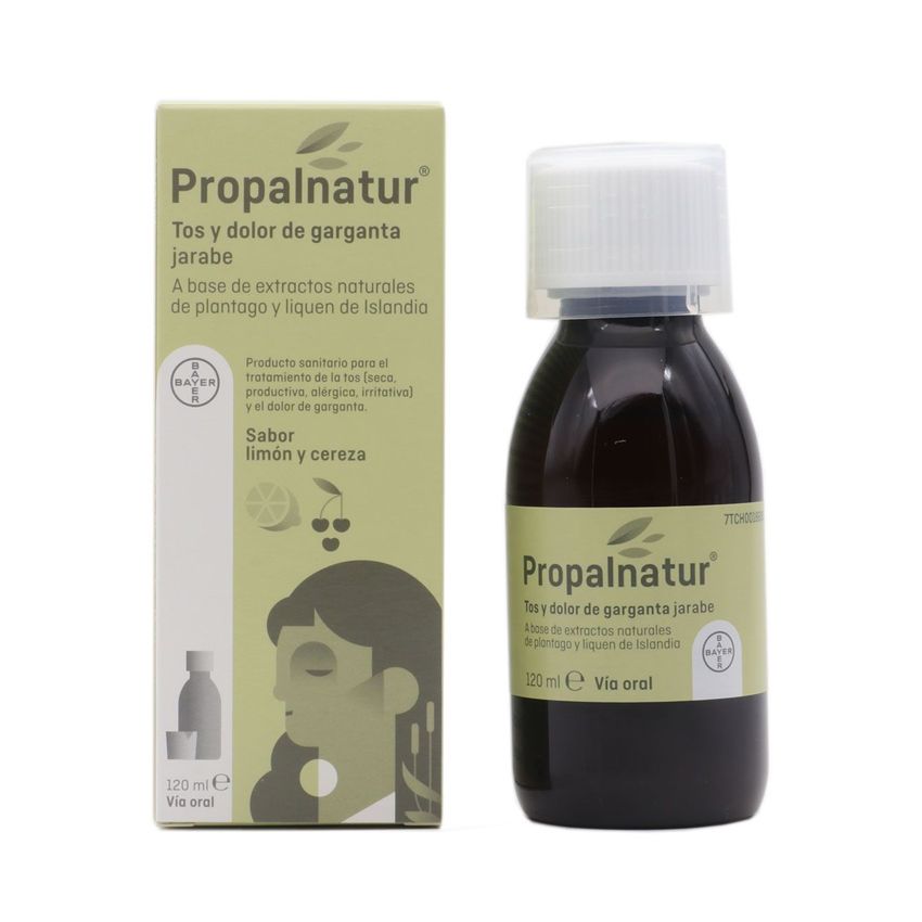 Propalnatur Sirop Toux Et Mal De Gorge Saveur Citron Et Cerise 120Ml