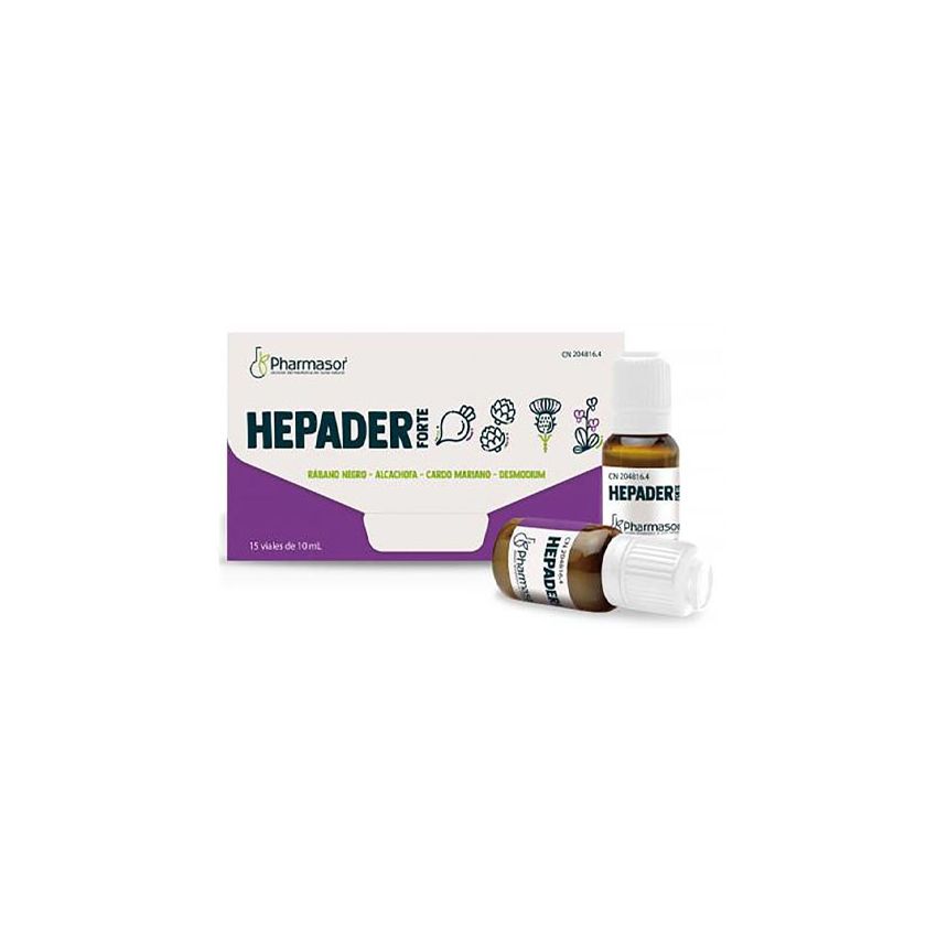 Pharmasor Hepader 15 Flacons 10Ml