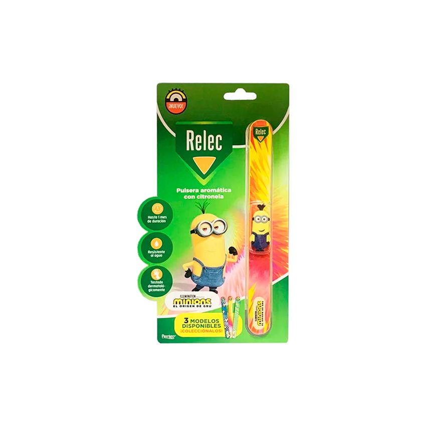 Relec Bracelet Moustique Minions Rouge 1U