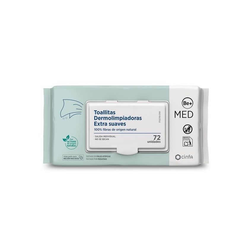 Be+Med Lingettes Pédiatriques 72 Unités