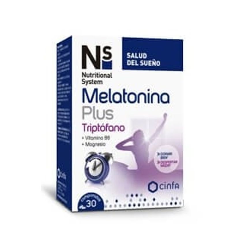 Ns Mélatonine Plus Tryptophane 30 Comprimés
