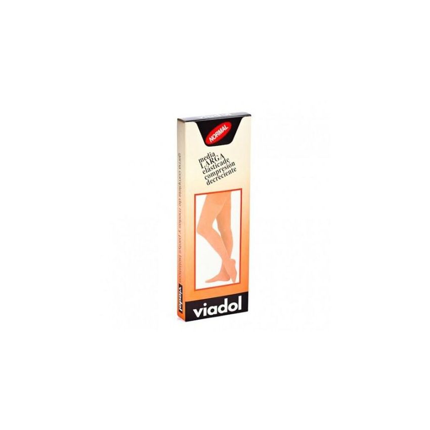 Media Viadol Larga De Compresión Normal Beige T4 Prim