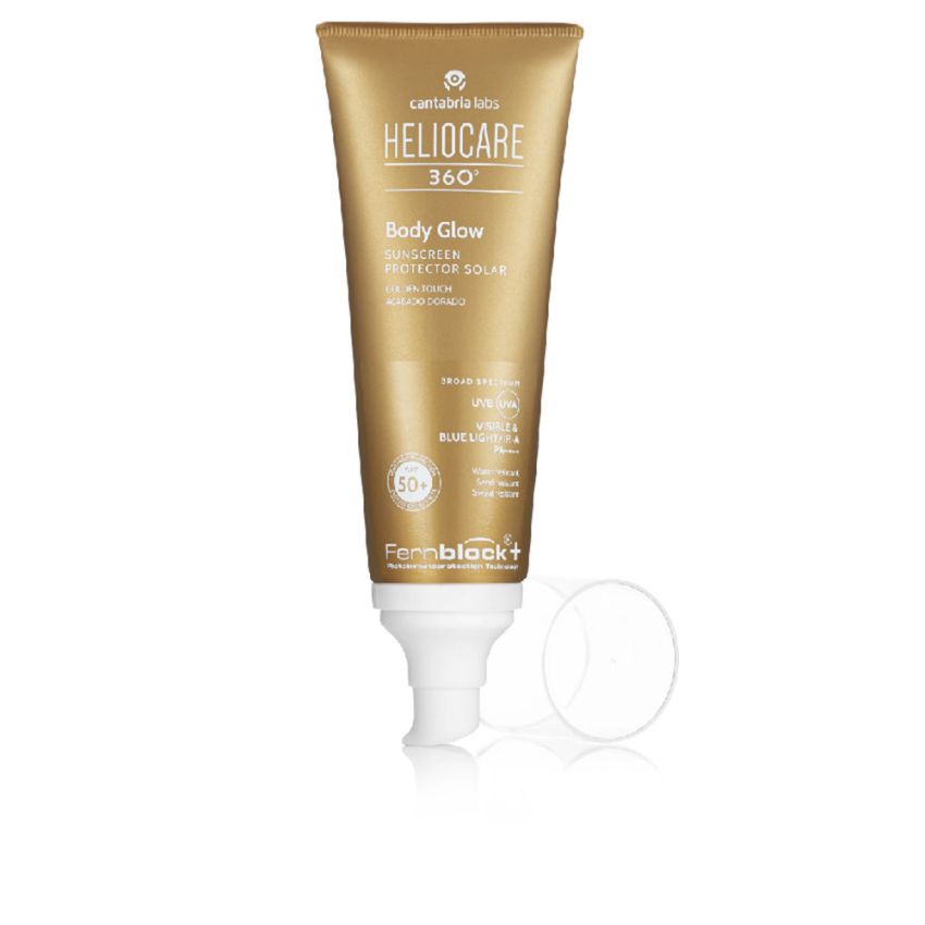 Heliocare 360º Crème Solaire Éclat Pour Le Corps Finition Dorée Spf50+ - 100 Ml