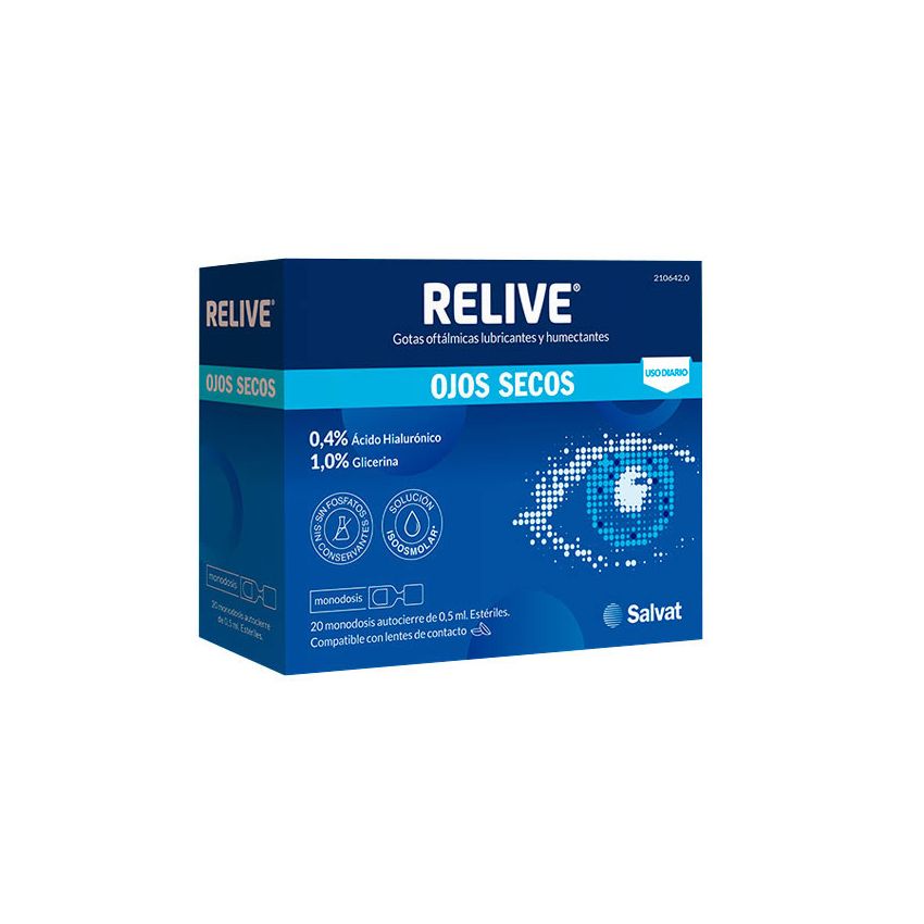 Salvat Relive Yeux Secs 20 Doses Uniques
