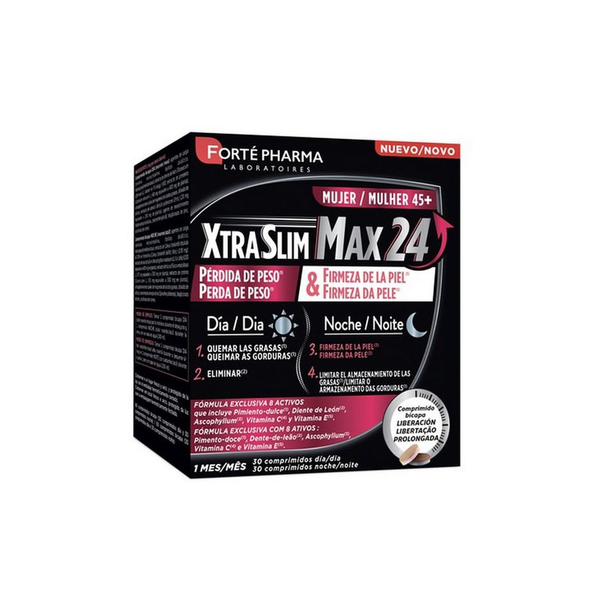 Forte Pharma Xtraslim Max 24 45+ 60 Comprimés