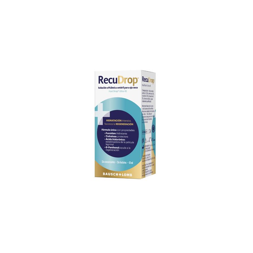 Bausch Recudrop Solution Ophtalmique Œil Sec 10Ml