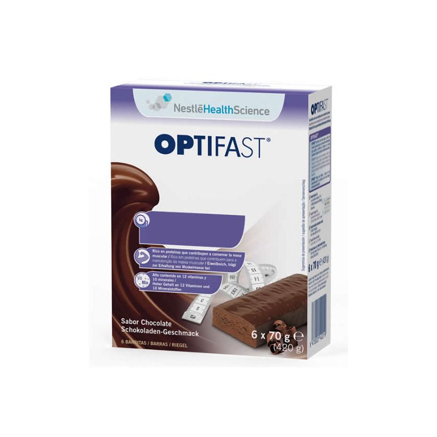 Optifast Saveur Chocolat 6 Barres