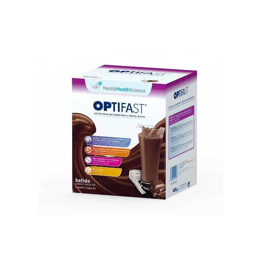 Optifast Milk Shake Saveur Chocolat 9 Sachets