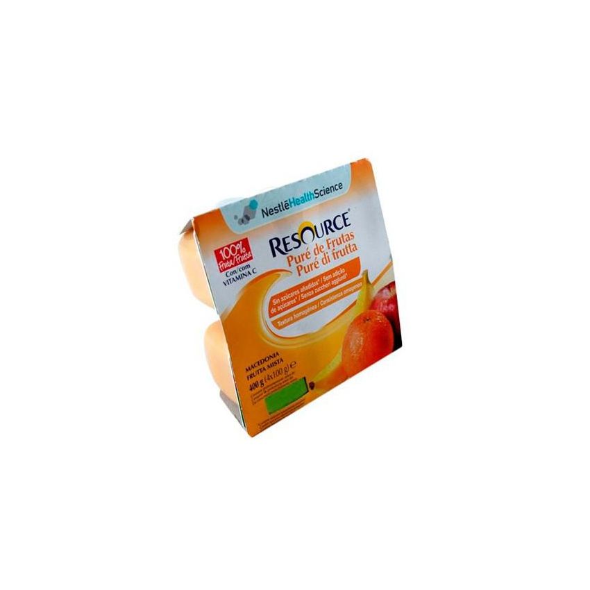 Meritene Purée De Fruits De Ressources Salade De Fruits Variée 4Uds